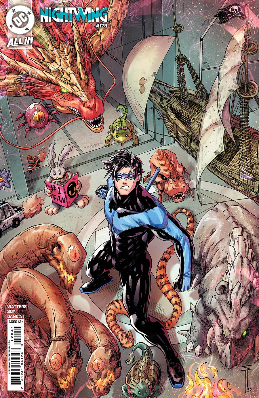 Nightwing Vol 4 #128 Cover E Incentive Serg Acuna Card Stock Variant Cover (DC All In)