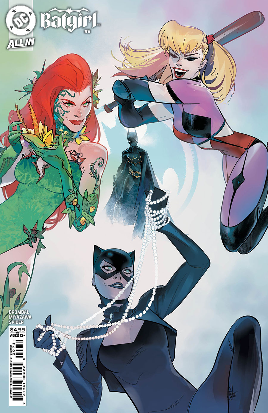 Batgirl Vol 6 #9 Cover C Variant Otto Schmidt Gotham City Sirens Card Stock Cover (DC All In)