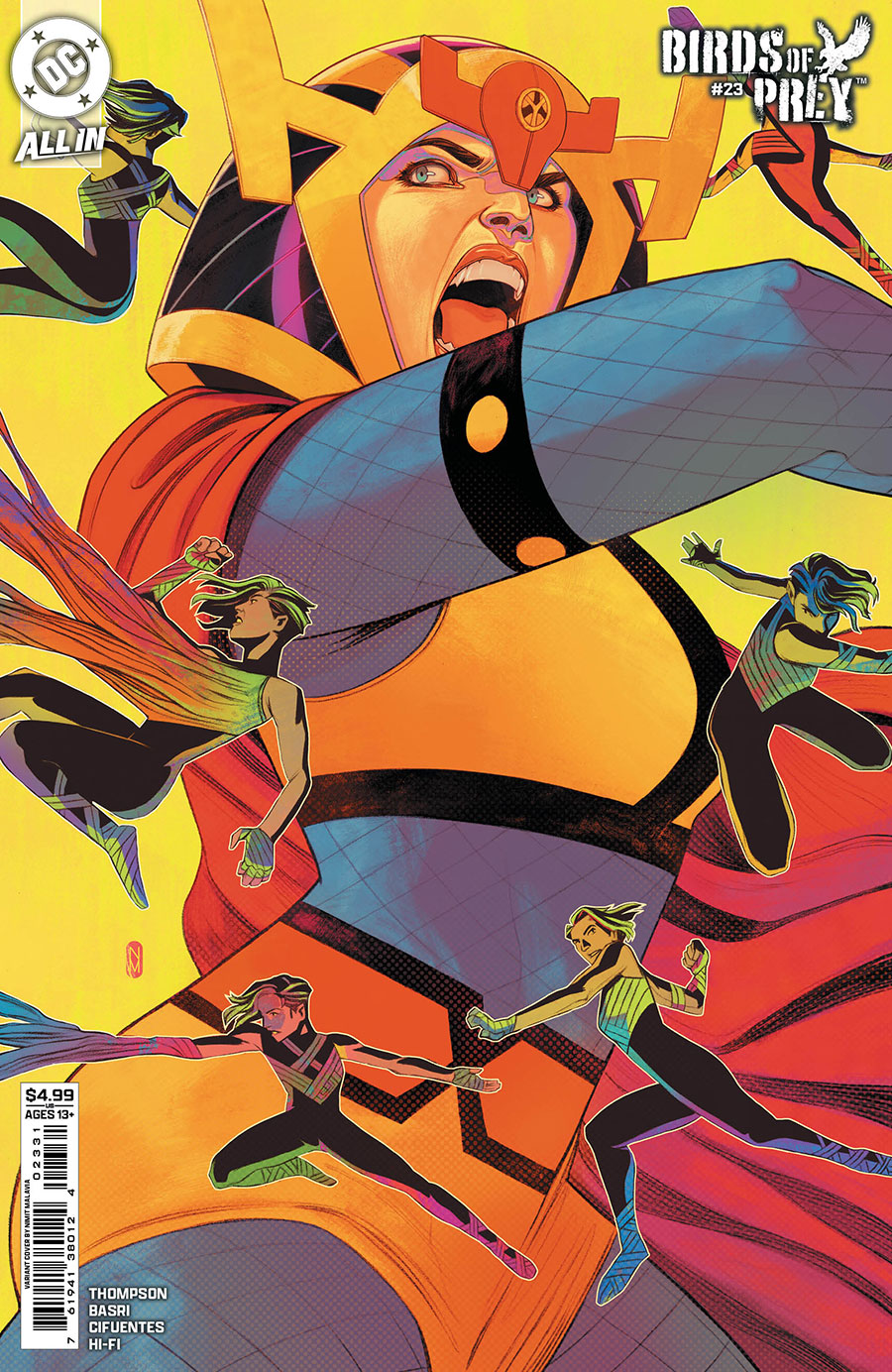 Birds Of Prey Vol 5 #23 Cover B Variant Nimit Malavia Card Stock Cover (DC All In)