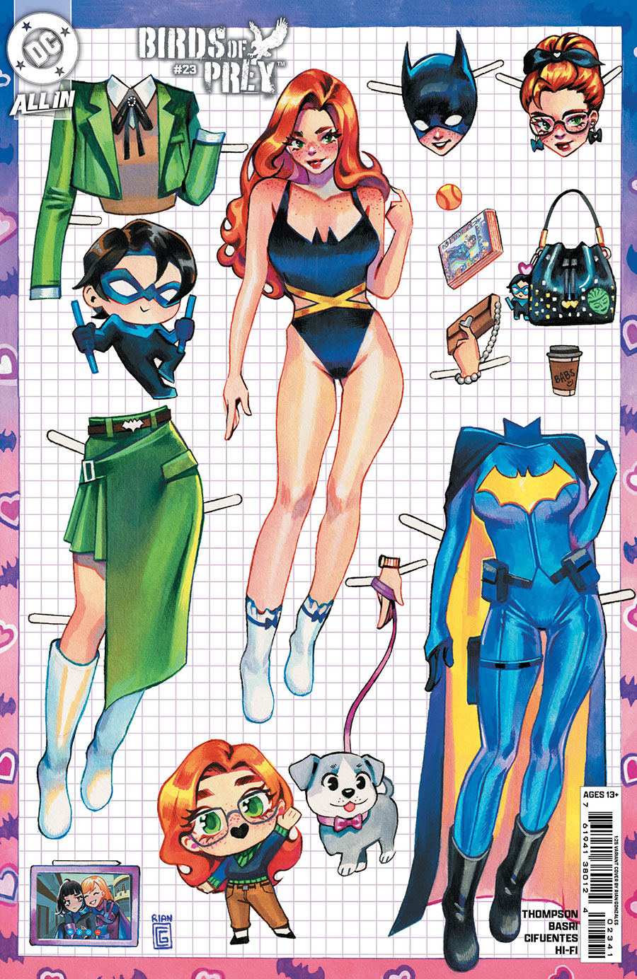 Birds Of Prey Vol 5 #23 Cover D Incentive Rian Gonzales Card Stock Variant Cover (DC All In)