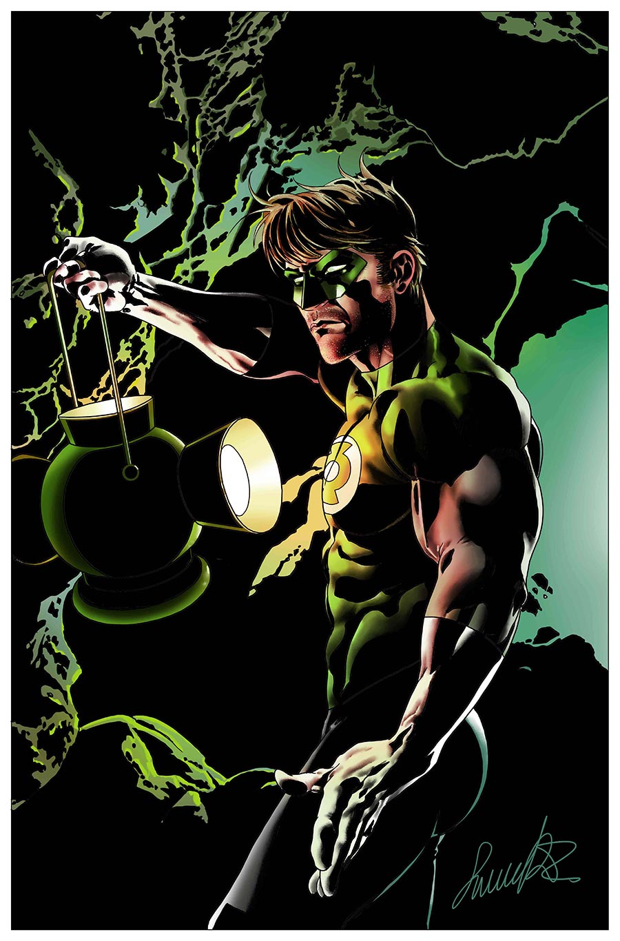 Green Lantern Vol 8 #25 Cover C Variant Salvador Larroca Card Stock Cover (DC All In)(Starbreaker Supremacy Part 1)