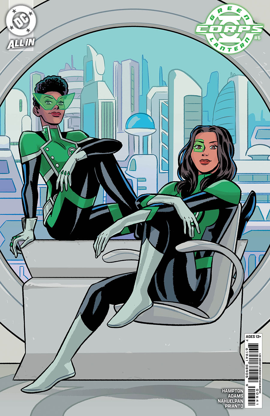 Green Lantern Corps Vol 4 #6 Cover D Incentive Natacha Bustos Card Stock Variant Cover (DC All In)