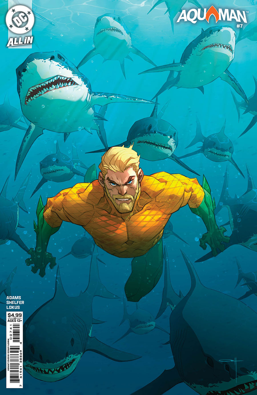 Aquaman Vol 7 #7 Cover D Variant Ozgur Yildirim Card Stock Cover (DC All In)
