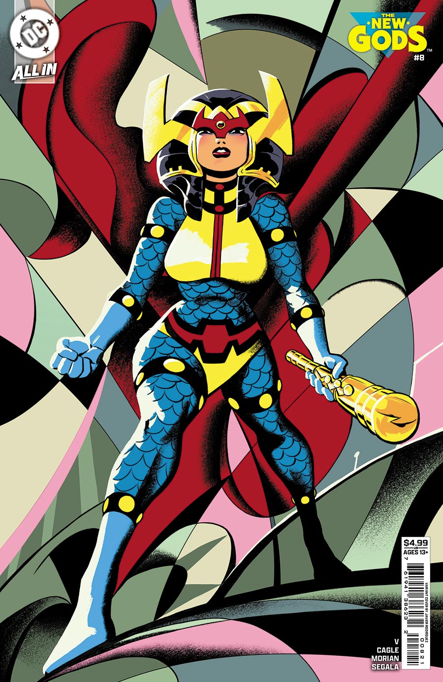 New Gods Vol 5 #8 Cover B Variant Javier Rodriguez Card Stock Cover (DC All In)