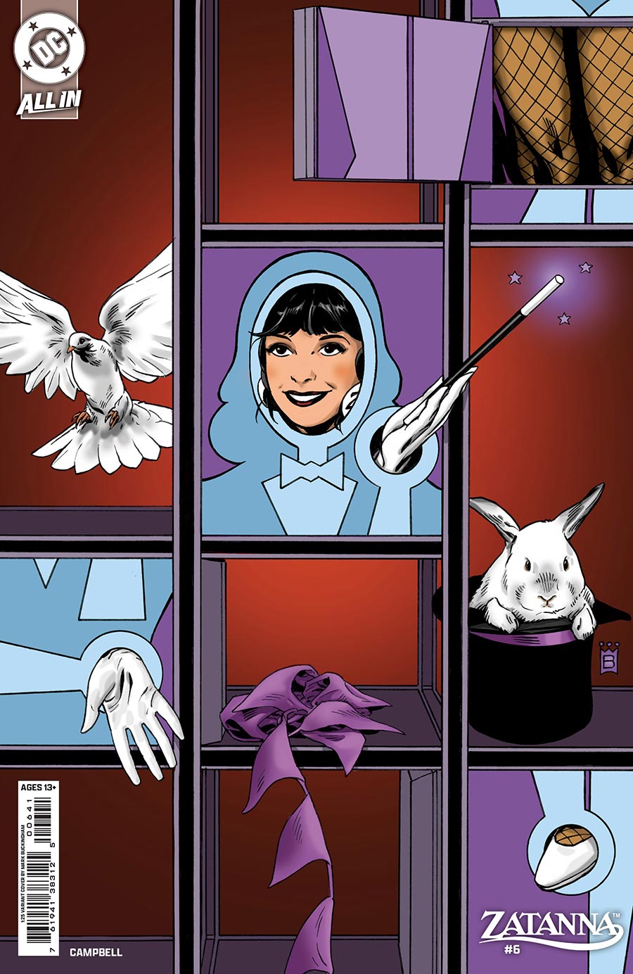 Zatanna Vol 3 #6 Cover D Incentive Julie Nneka Card Stock Variant Cover (DC All In)