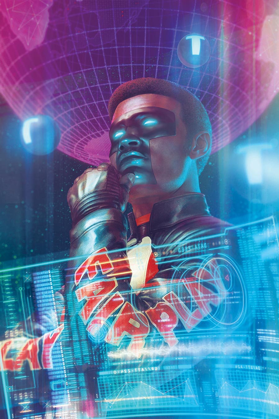 Mr Terrific Year One #3 Cover B Variant Rahzzah Card Stock Cover