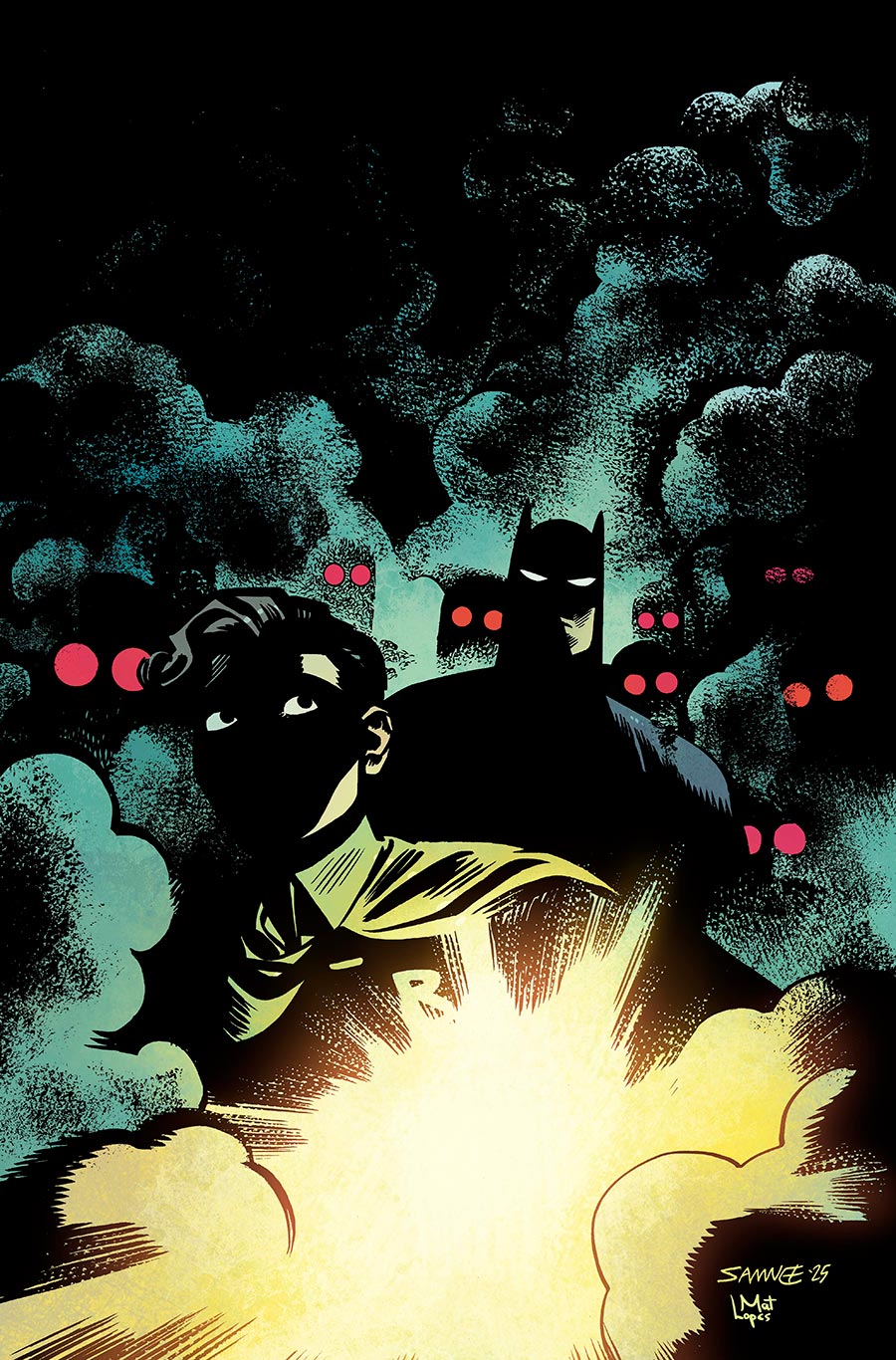 Batman And Robin Year One #9 Cover A Regular Chris Samnee Cover