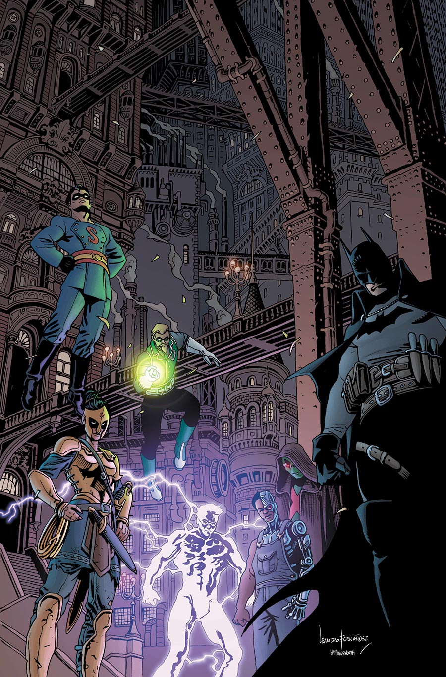 Batman Gotham By Gaslight A League For Justice #1 Cover A Regular Leandro Fernandez Cover