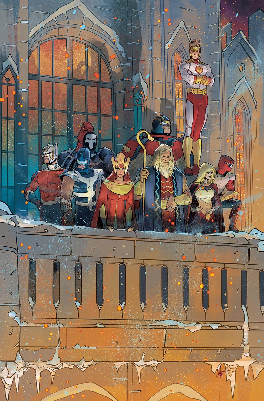 DC vs Vampires World War V #11 Cover A Regular Otto Schmidt Cover