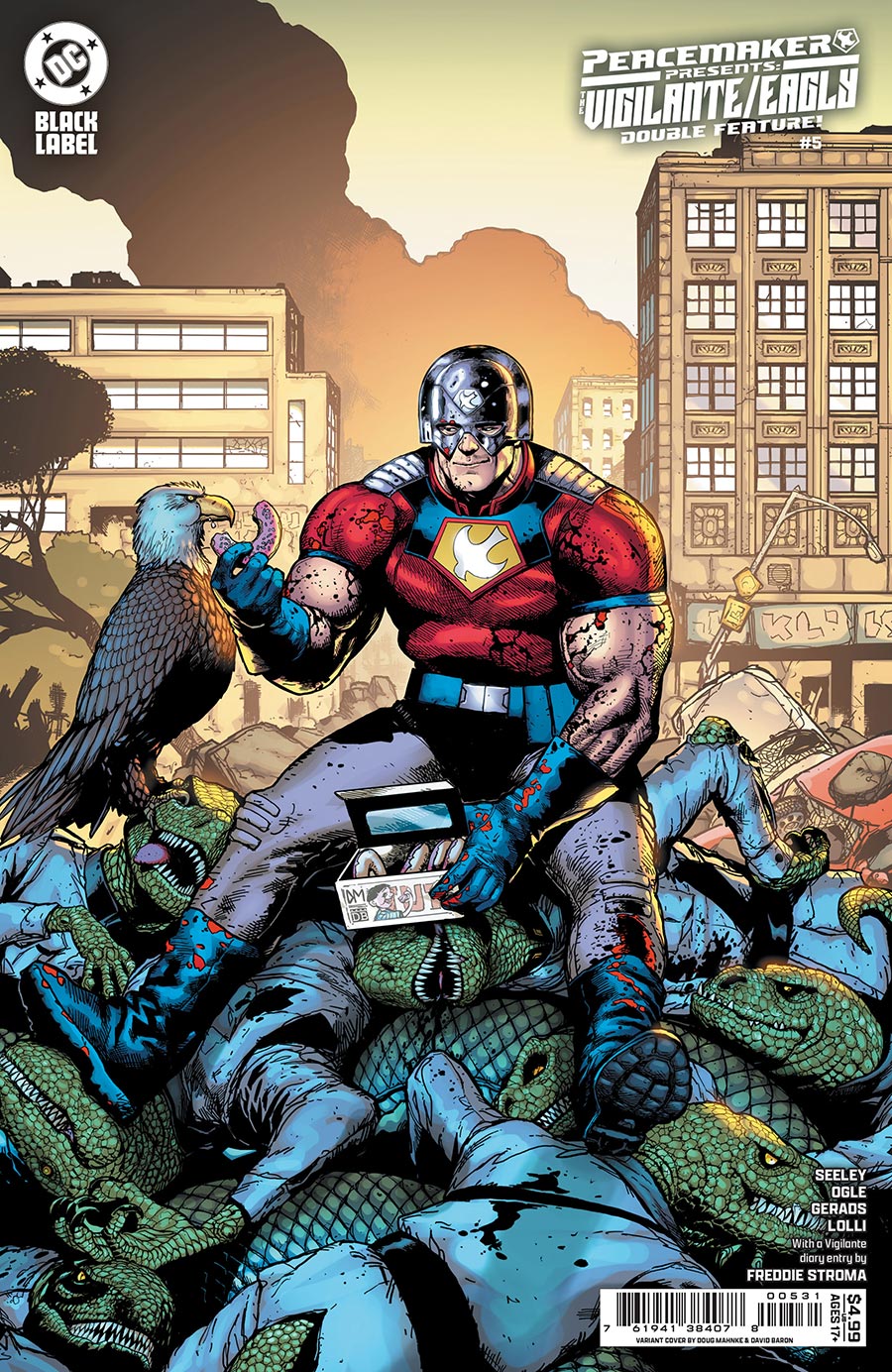 Peacemaker Presents The Vigilante Eagly Double Feature #5 Cover C Variant Doug Mahnke Card Stock Cover