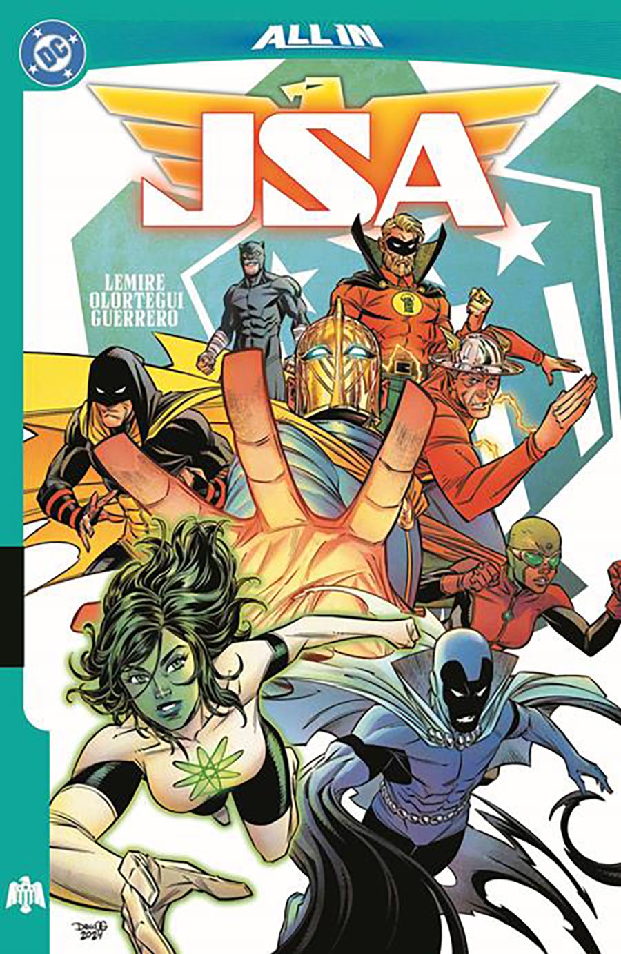 JSA (2024) Vol 1 Infinity Inc vs The Justice Society HC