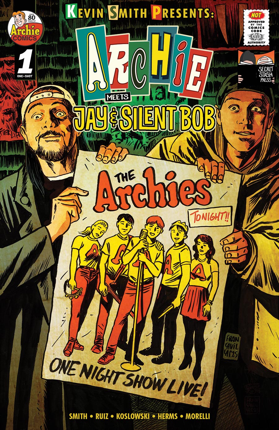Archie Meets Jay & Silent Bob #1 (One Shot) Cover J Variant Francesco Francavilla Foil Cover