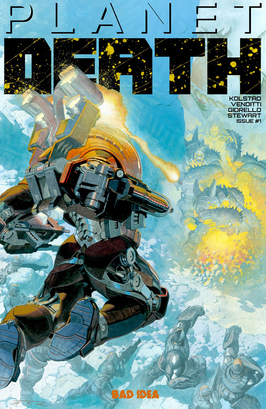 Planet Death #1 Cover D Incentive Esad Ribic Variant Cover