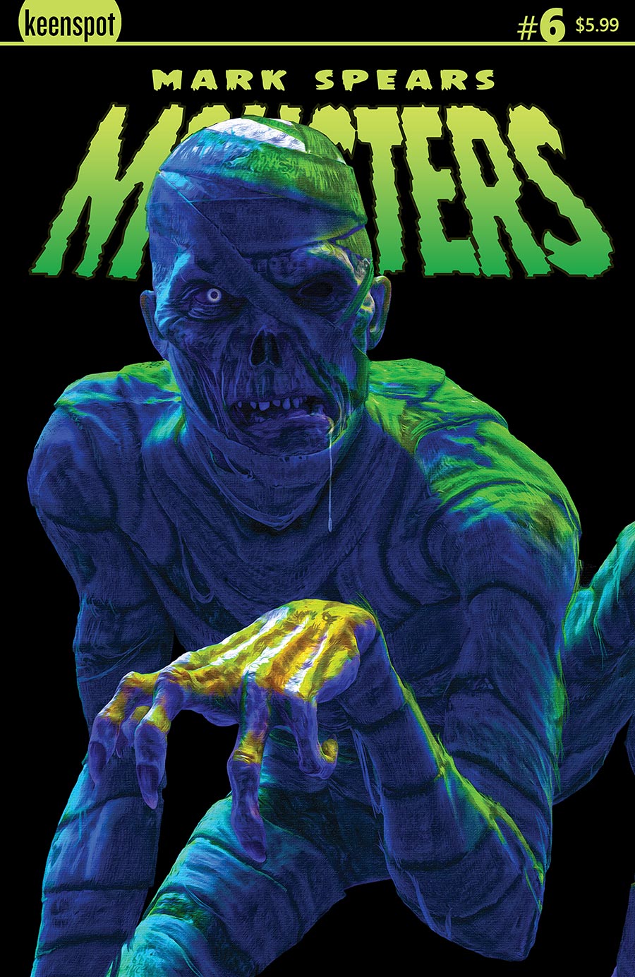 Mark Spears Monsters #6 Cover B Variant Mark Spears The Cursed Mummy Cover