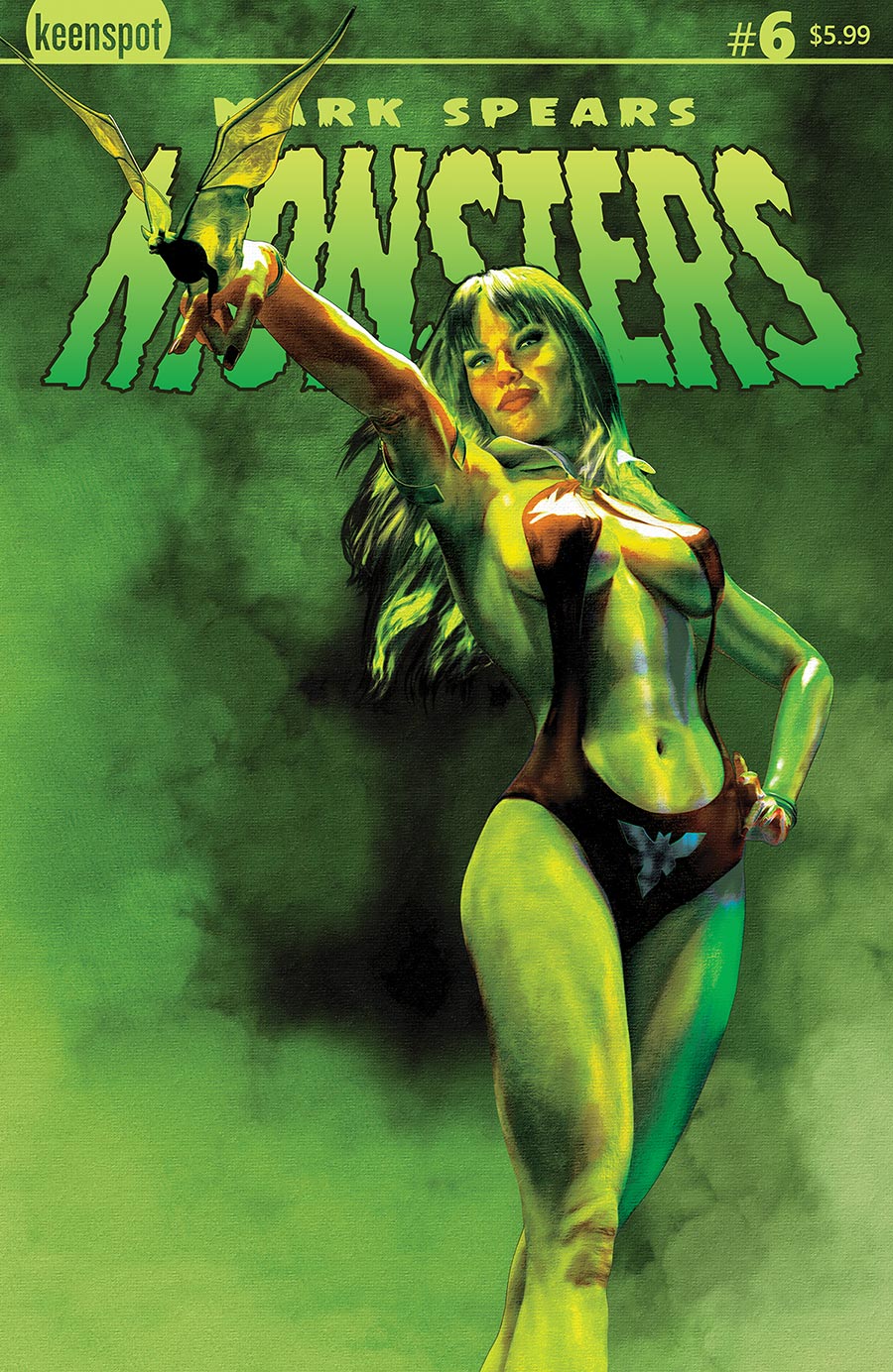 Mark Spears Monsters #6 Cover C Variant Mark Spears Connecting Vampirella Cover