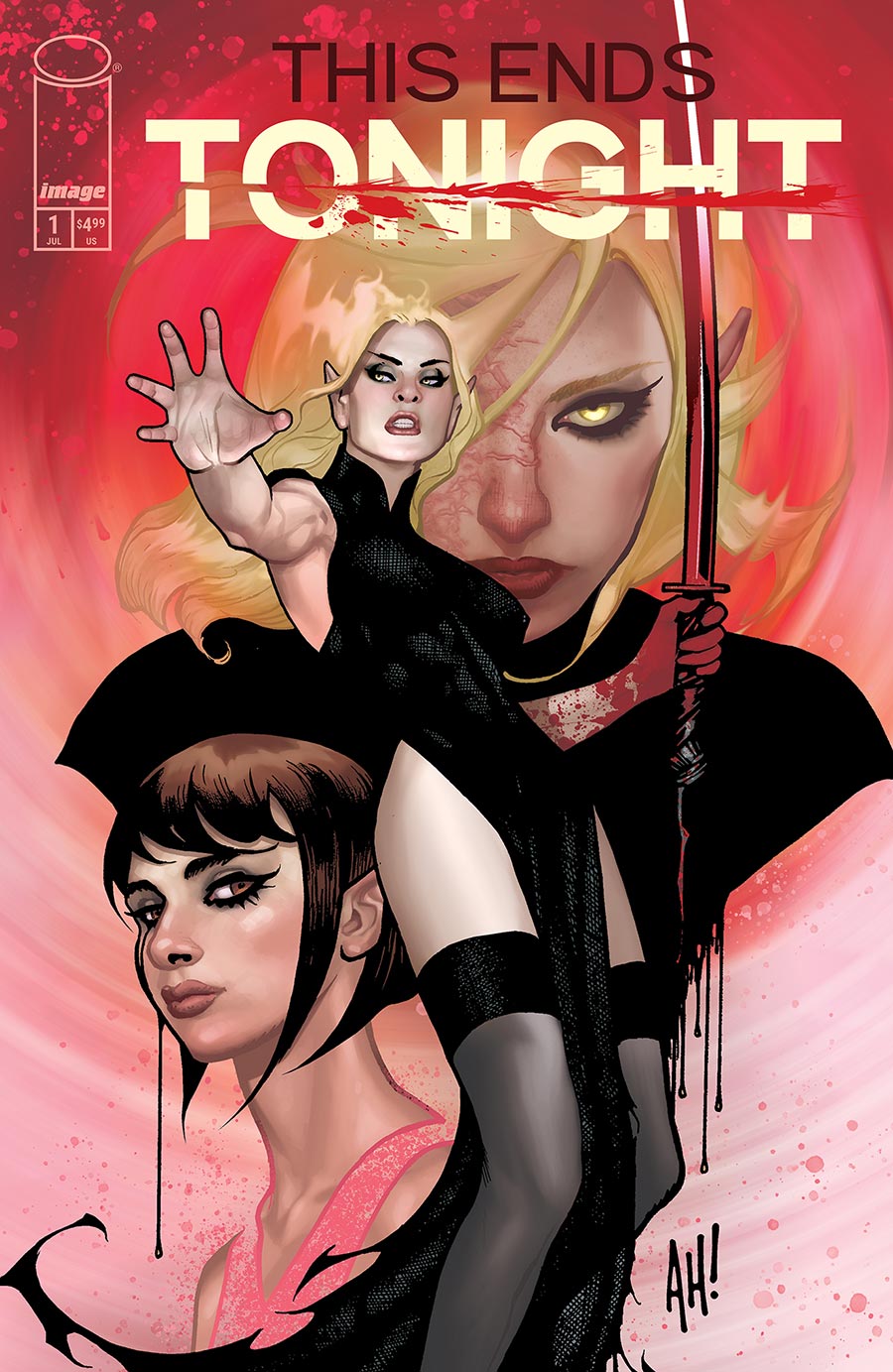 This Ends Tonight #1 Cover D Incentive Adam Hughes Variant Cover