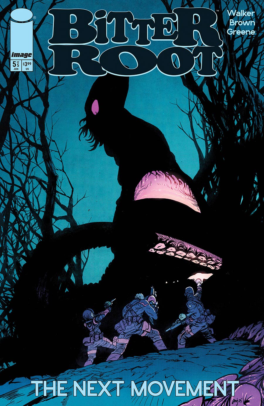 Bitter Root The Next Movement #5 Cover C Incentive Daniel Warren Johnson Variant Cover