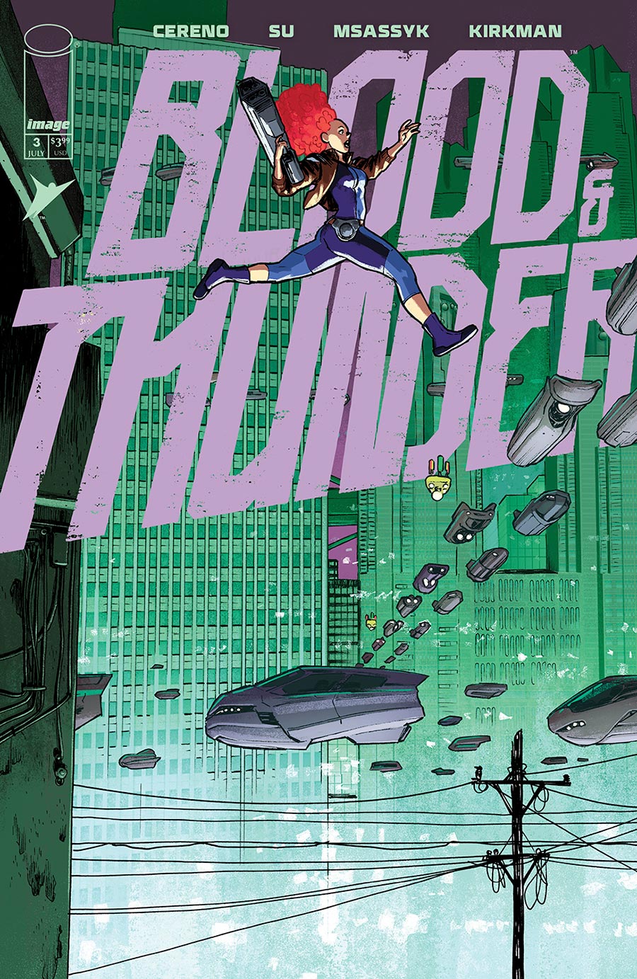 Blood & Thunder #3 Cover B Variant David Lopez Cover