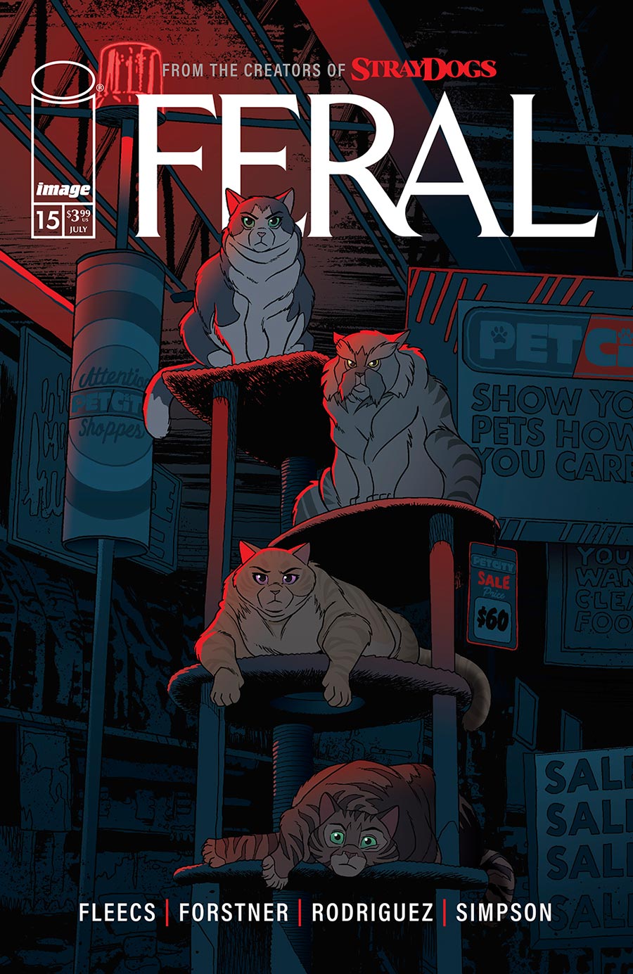 Feral #15 Cover A Regular Tony Fleecs & Trish Forstner Cover