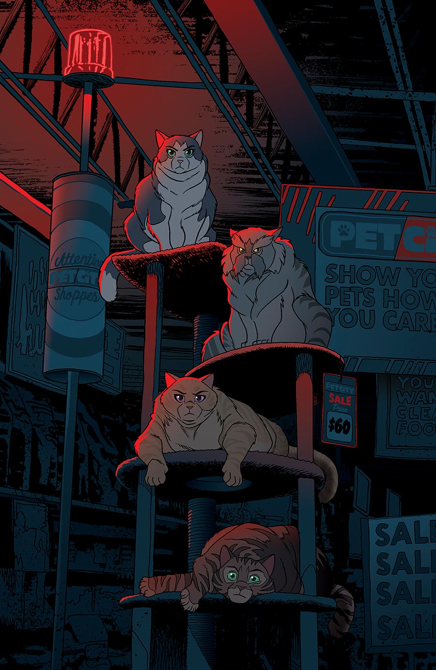 Feral #15 Cover C Incentive Tony Fleecs & Trish Forstner Virgin Cover