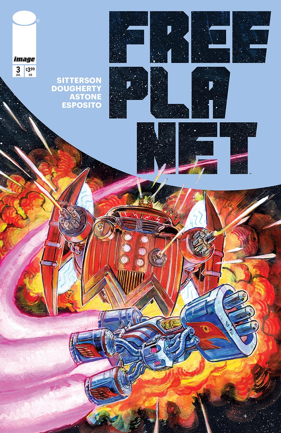Free Planet #3 Cover A Regular Jed Dougherty Cover