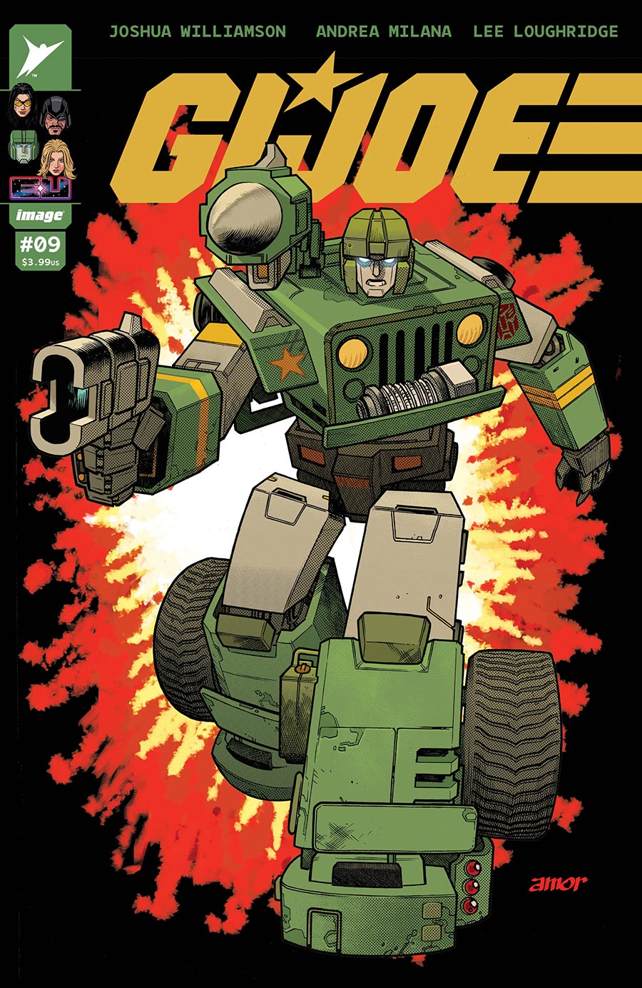 GI Joe Vol 10 #9 Cover D Incentive John Amor Variant Cover