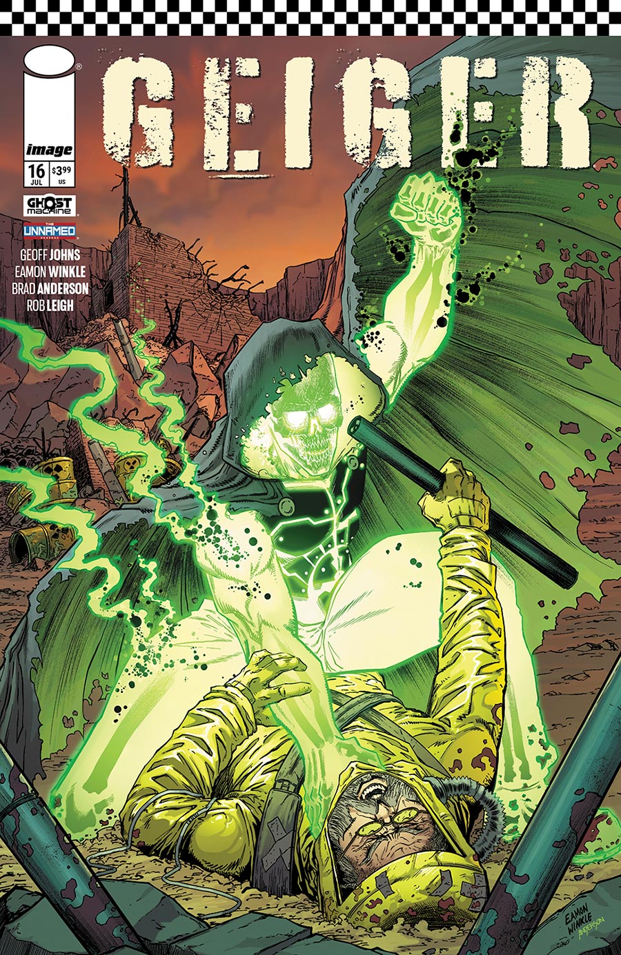 Geiger Vol 2 #16 Cover B Variant Eamon Winkle & Brad Anderson Cover