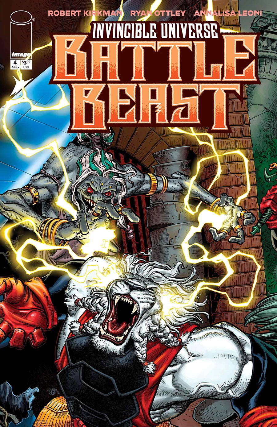 Invincible Universe Battle Beast #4 Cover C Incentive EJ Su Connecting Variant Cover