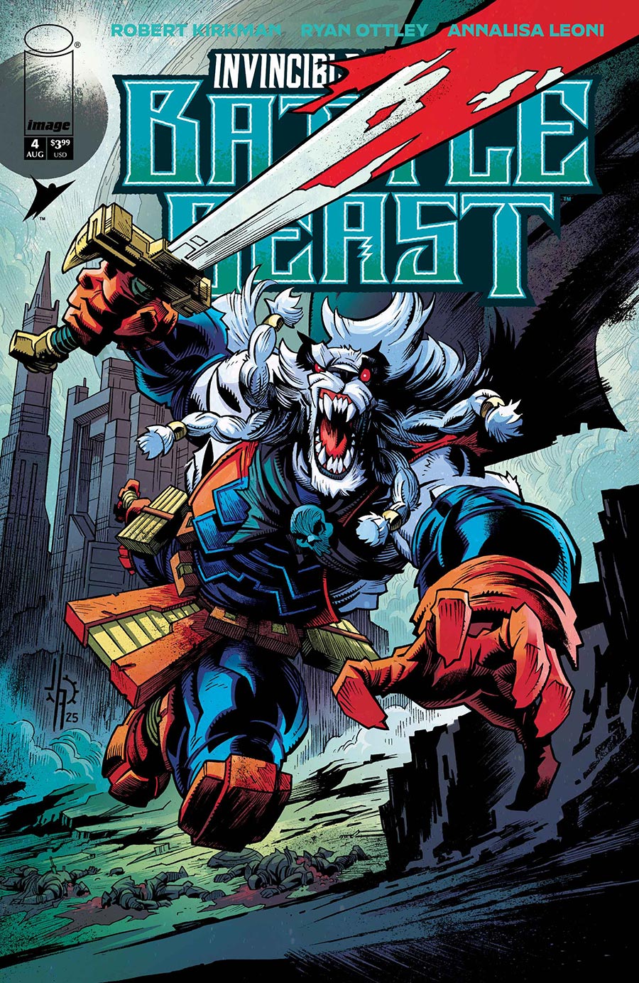 Invincible Universe Battle Beast #4 Cover D Incentive Jason Howard Variant Cover