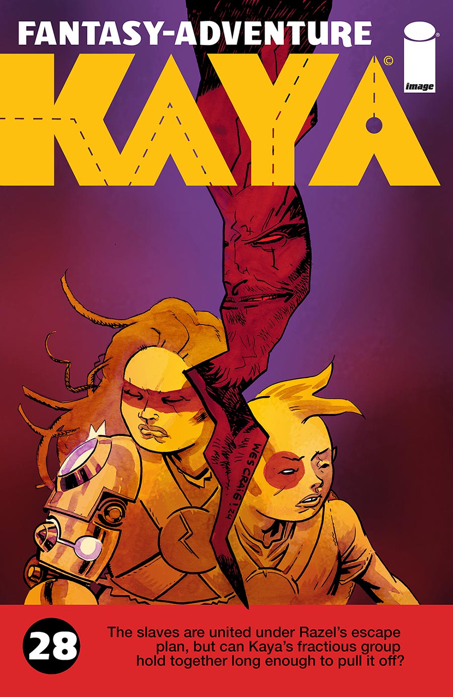 Kaya #28 Cover A Regular Wes Craig Cover