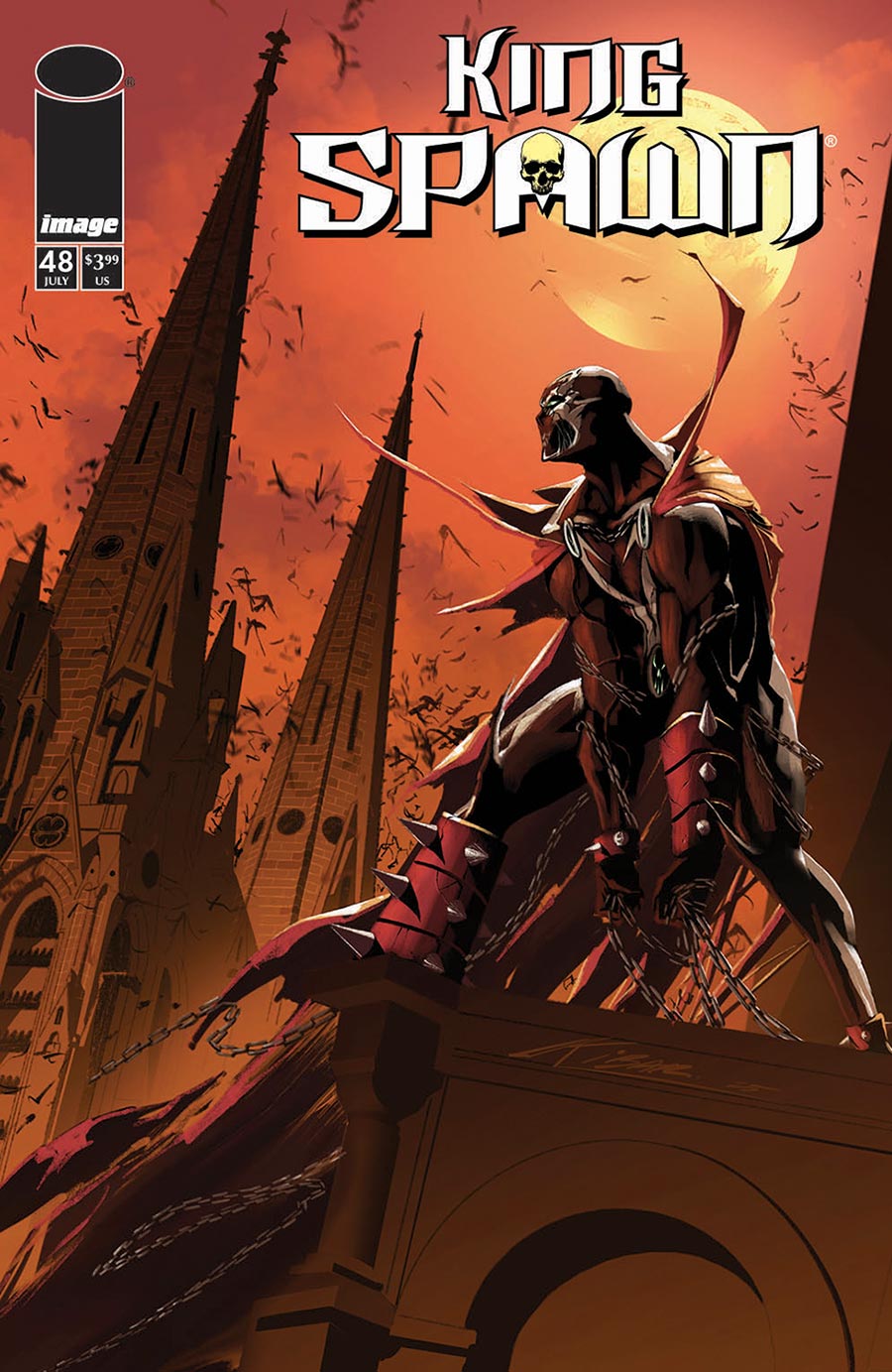 King Spawn #48 Cover A Regular Kibar Cover
