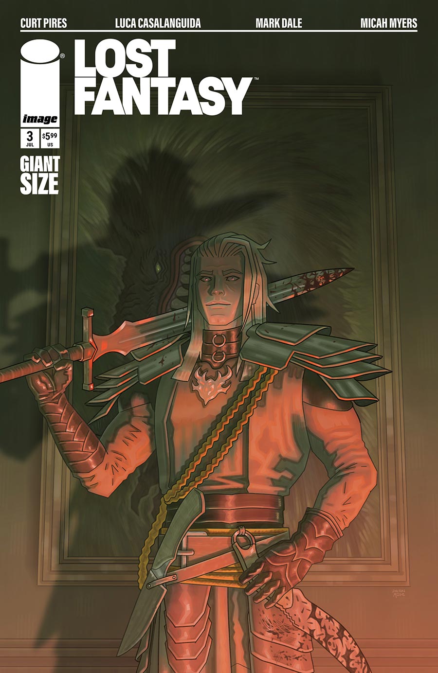 Lost Fantasy #3 Cover D Incentive Dalton James Rose Variant Cover