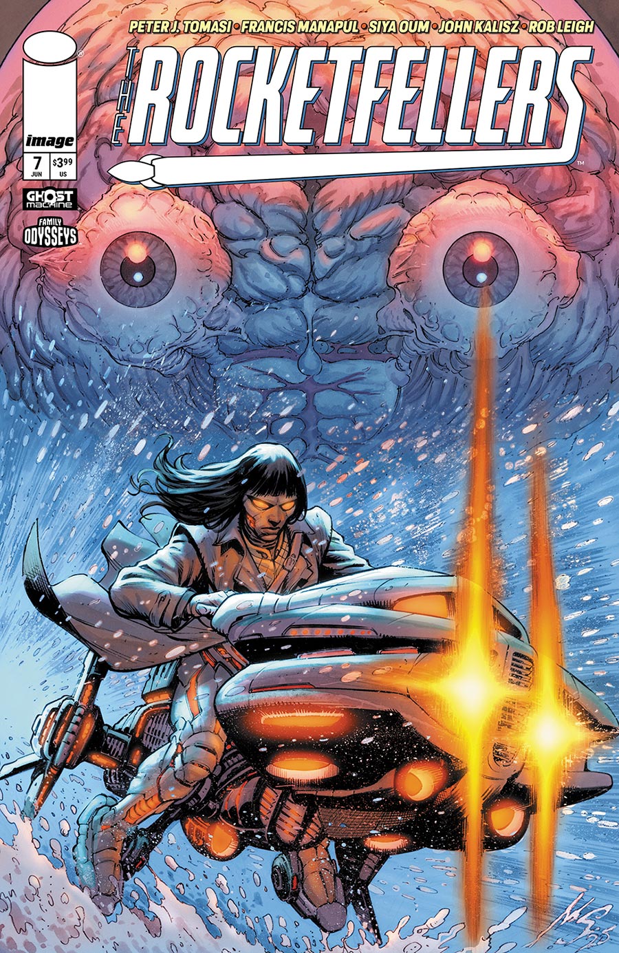 Rocketfellers #7 Cover C Variant Marco Santucci Cover