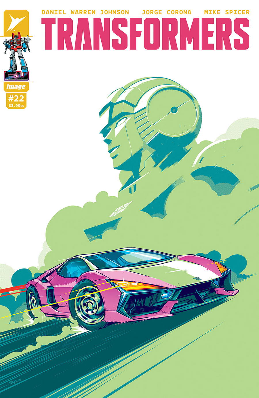 Transformers Vol 5 #22 Cover E Incentive Pye Parr Variant Cover