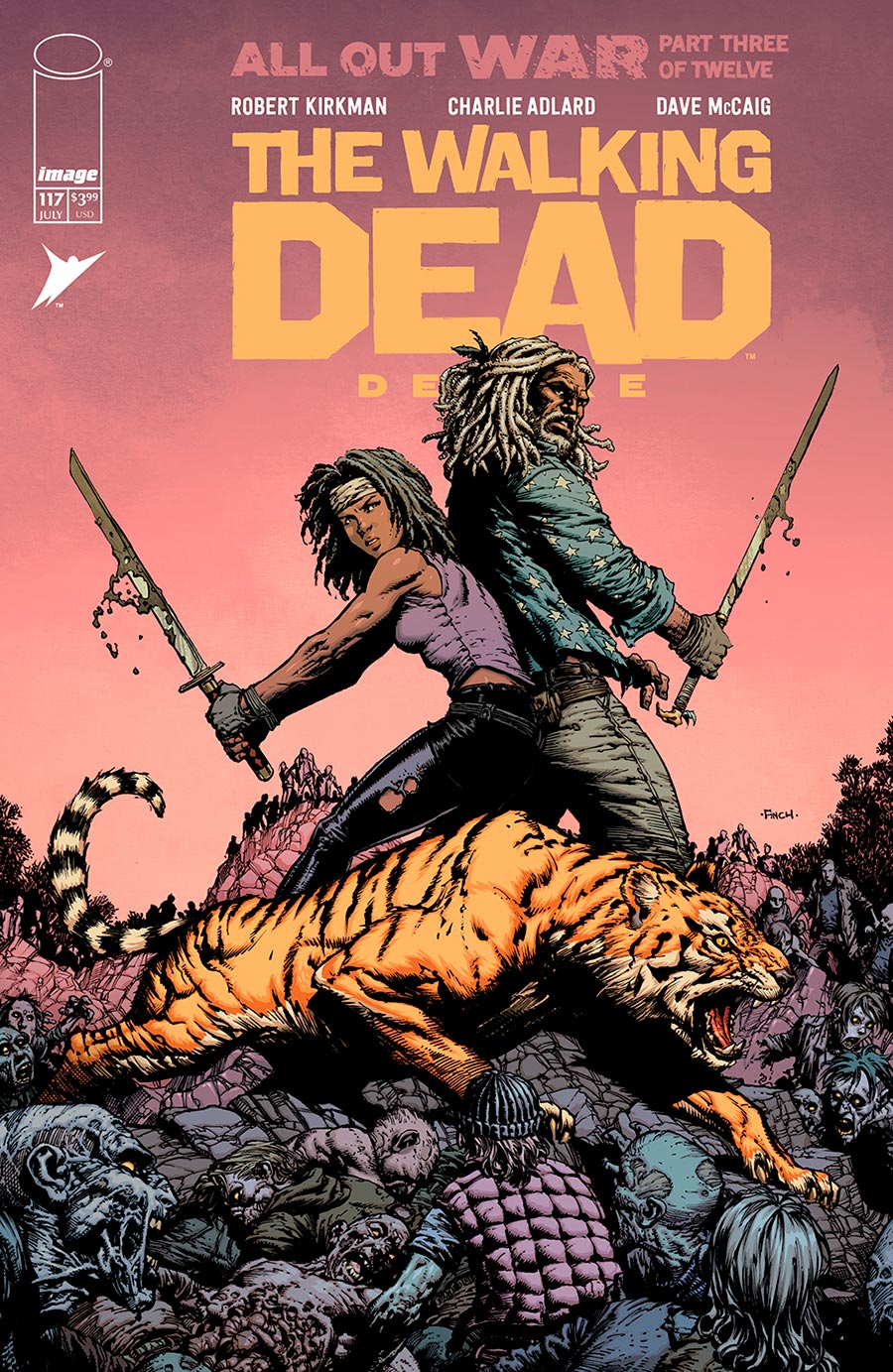 Walking Dead Deluxe #117 Cover A Regular David Finch & Dave McCaig Cover