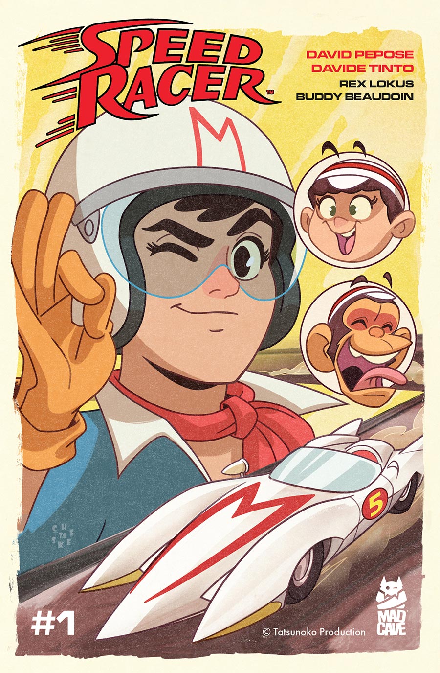Speed Racer Vol 4 #1 Cover B Variant Sean Galloway Retro Manga Cover