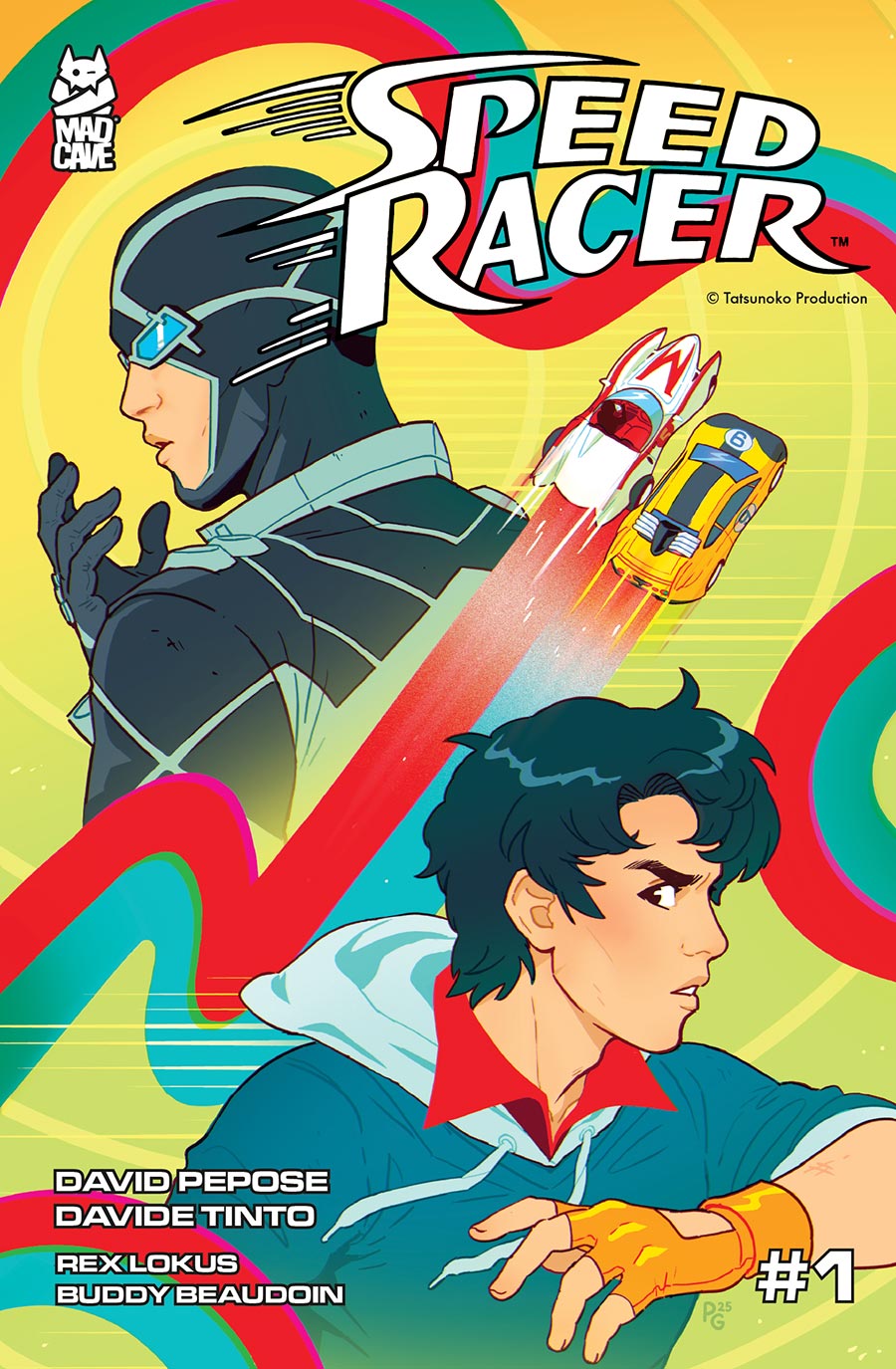 Speed Racer Vol 4 #1 Cover C Variant Davide Tinto Cover