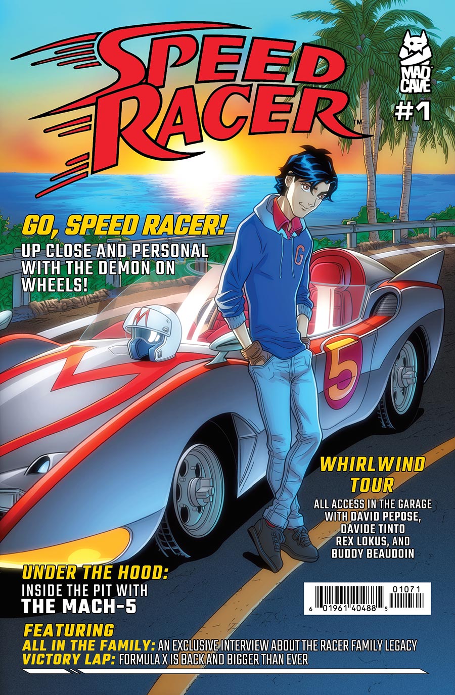 Speed Racer Vol 4 #1 Cover G Variant Chris Batista Car Magazine Homage Cover