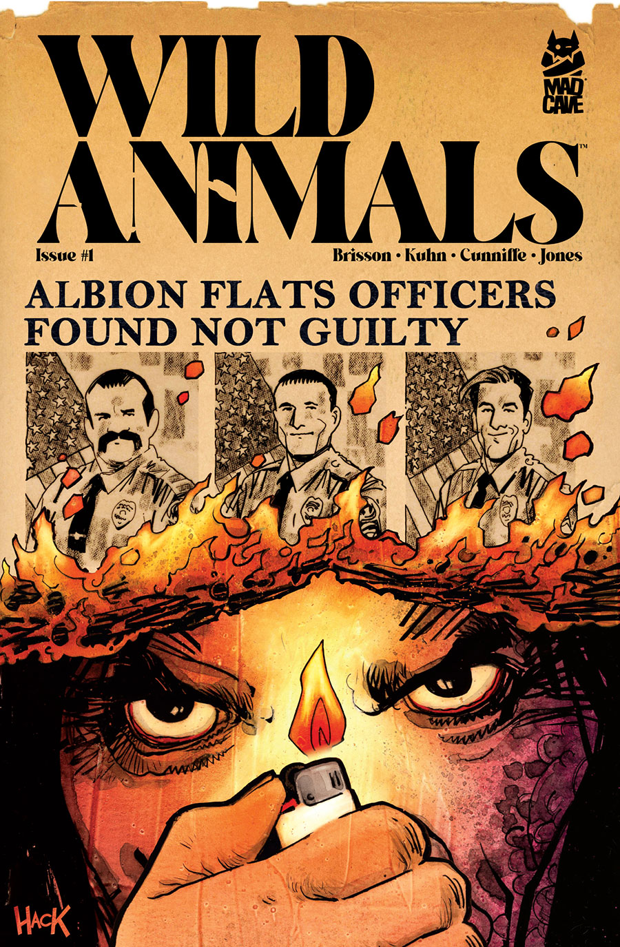 Wild Animals #1 Cover B Variant Robert Hack Cover