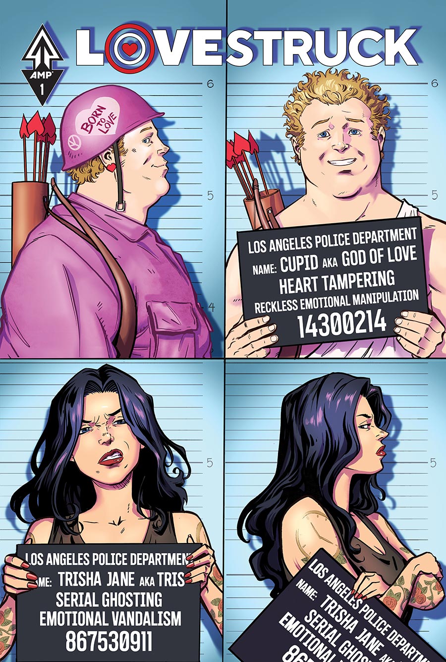 Lovestruck #1 Cover C Incentive Alonso Molina Mugshot Variant Cover