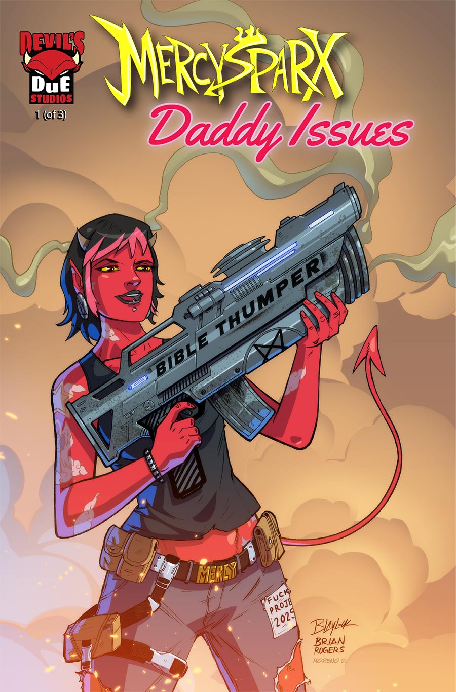 Mercy Sparx Daddy Issues #1 Cover B Variant Josh Blaylock & Brian Rogers Cover