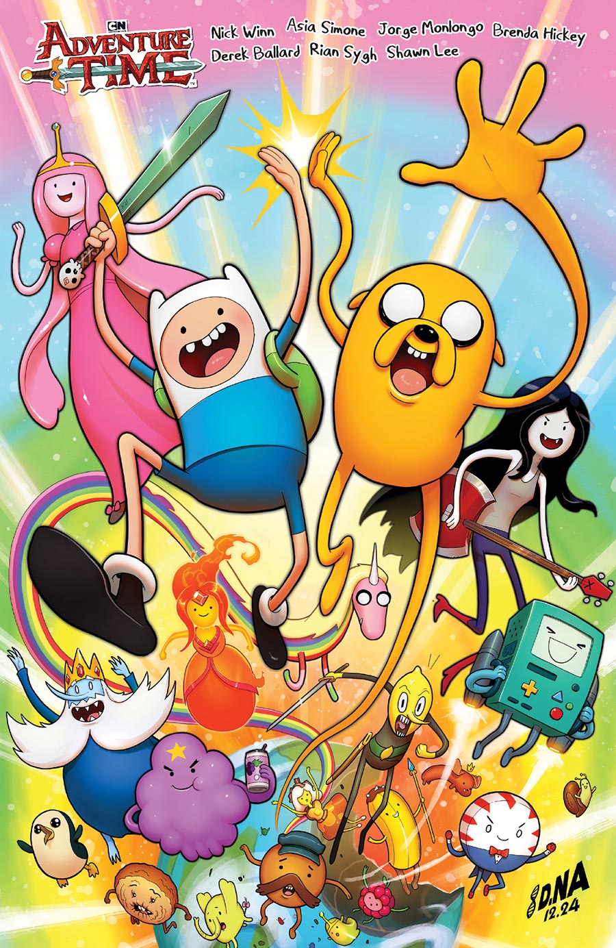 Adventure Time (2025) Vol 1 Best Of Buds HC Direct Market Exclusive David Nakayama Cover