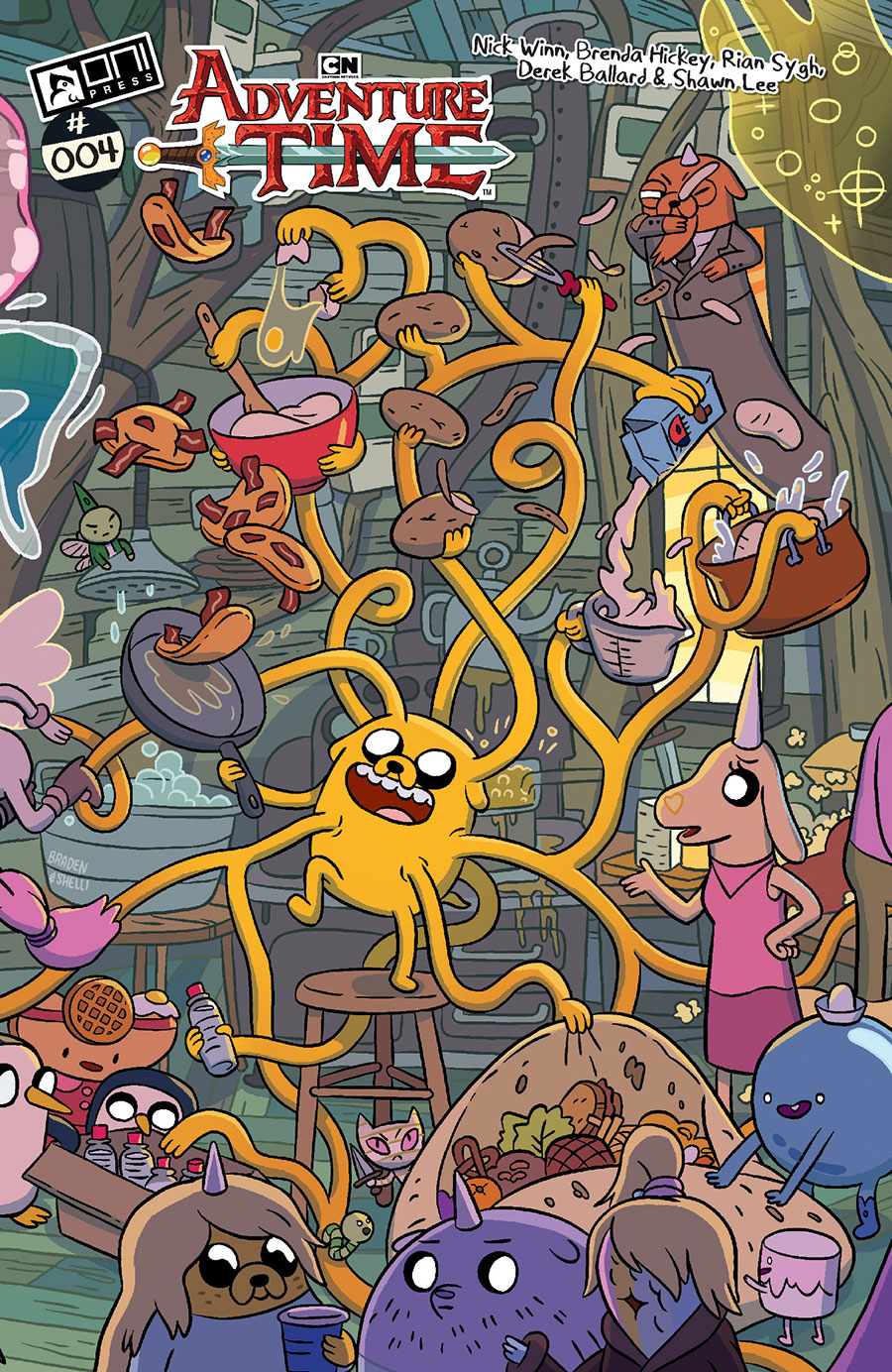 Adventure Time Vol 2 #4 Cover D Incentive Shelli Paroline & Braden Lamb Infinite Interlocking Variant Cover