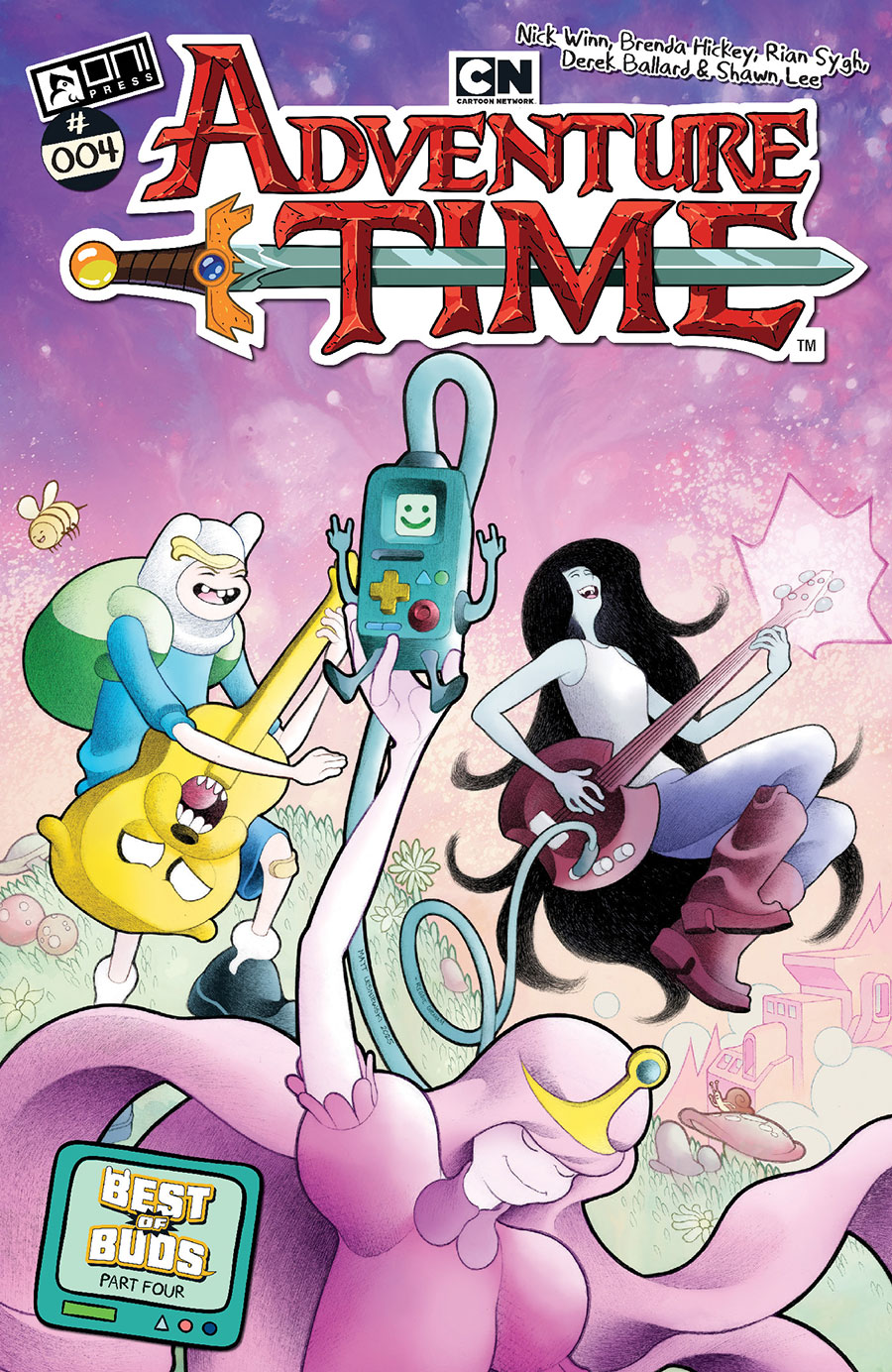 Adventure Time Vol 2 #4 Cover E Incentive Matt Lesniewski Color Variant Cover