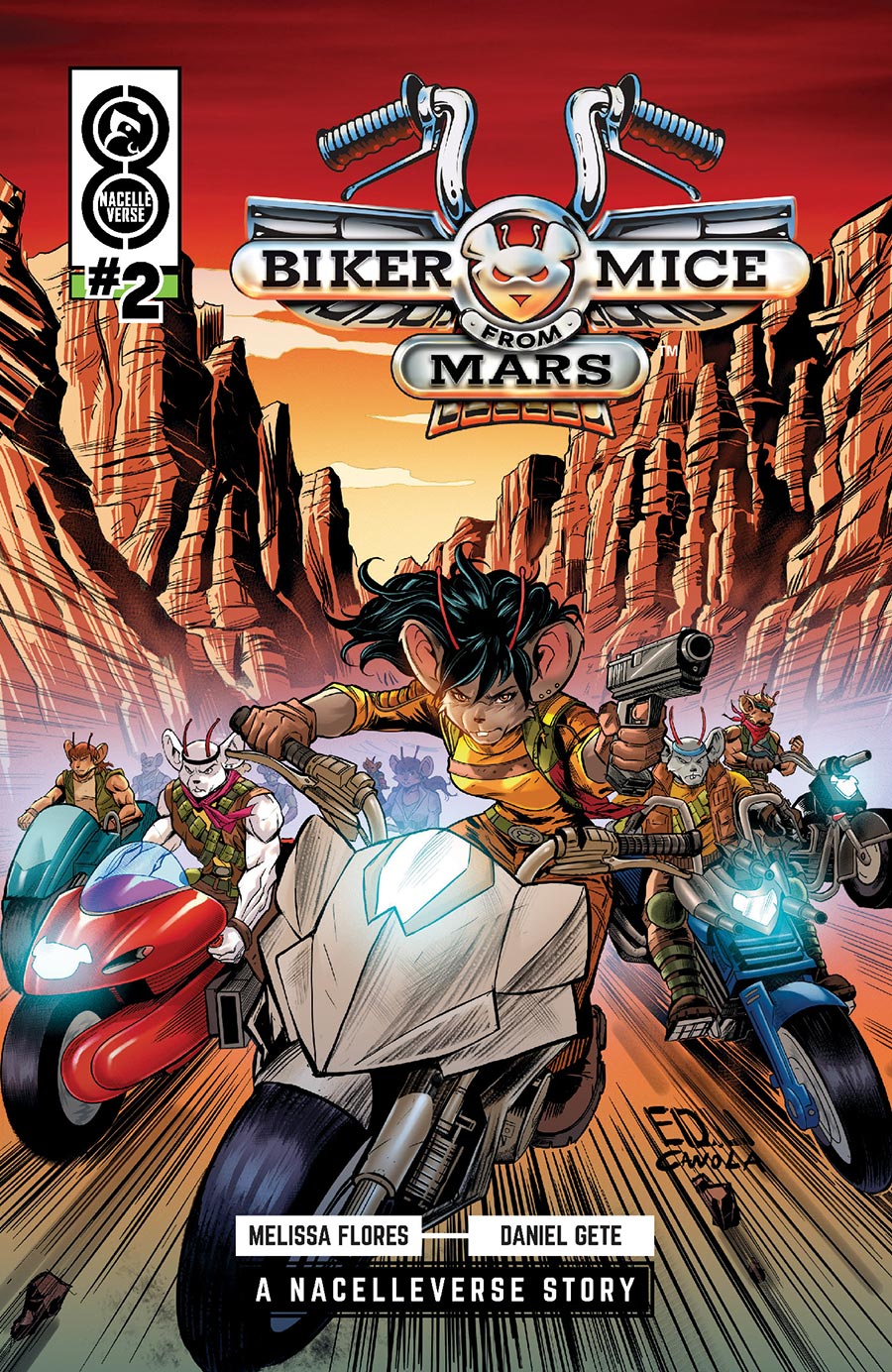 Biker Mice From Mars Vol 3 #2 Cover A Regular Edu Souza Cover