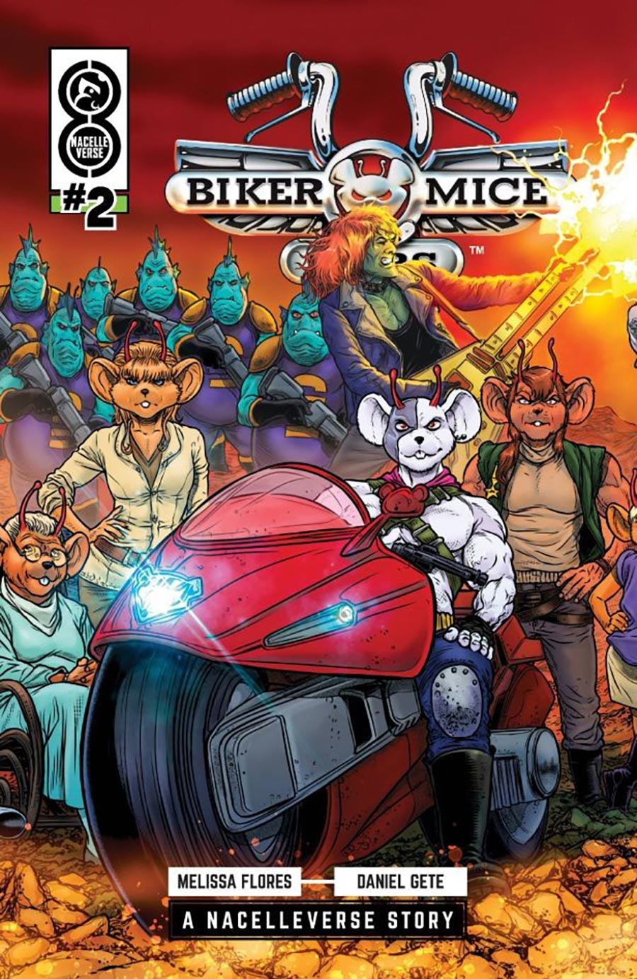 Biker Mice From Mars Vol 3 #2 Cover C Incentive Juan Jose Ryp Interlocking Variant Cover