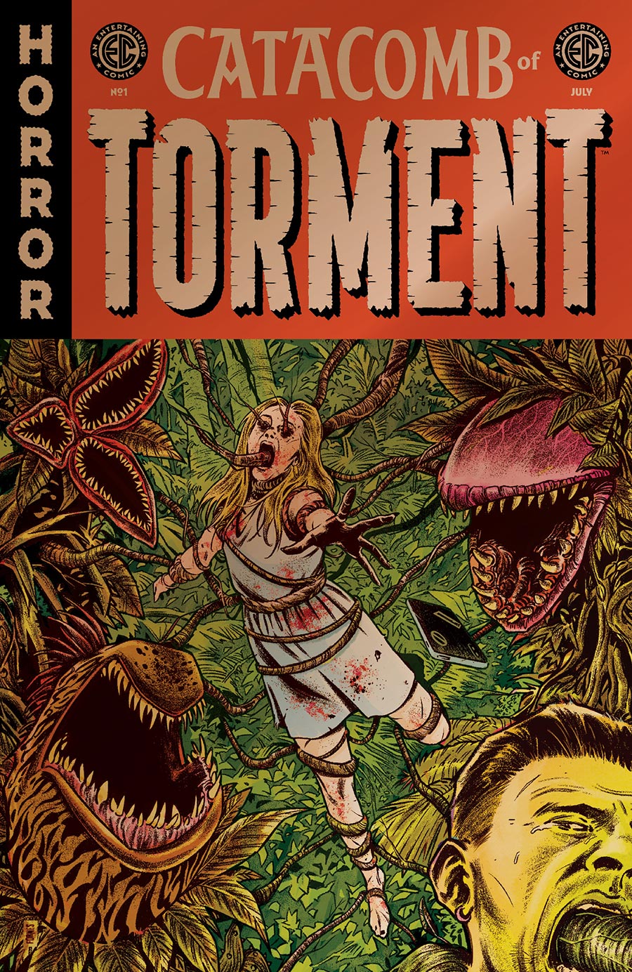 Catacomb Of Torment #1 Cover C Variant Jorge Fornes Gold Foil Cover (EC Comics)