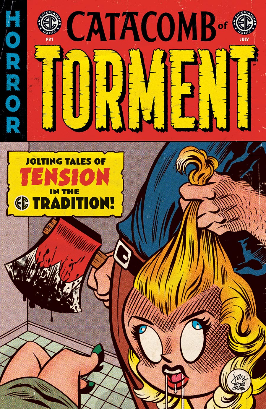 Catacomb Of Torment #1 Cover E Incentive Jay Stephens EC Homage Variant Cover (EC Comics)