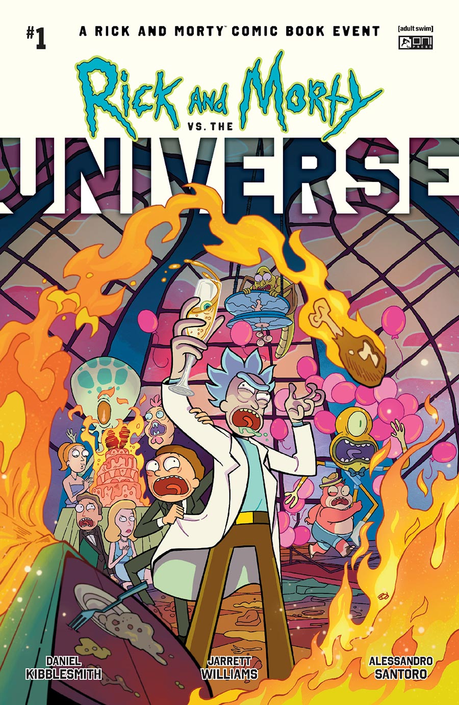 Rick And Morty vs The Universe #1 Cover A Regular Dave Bardin Cover