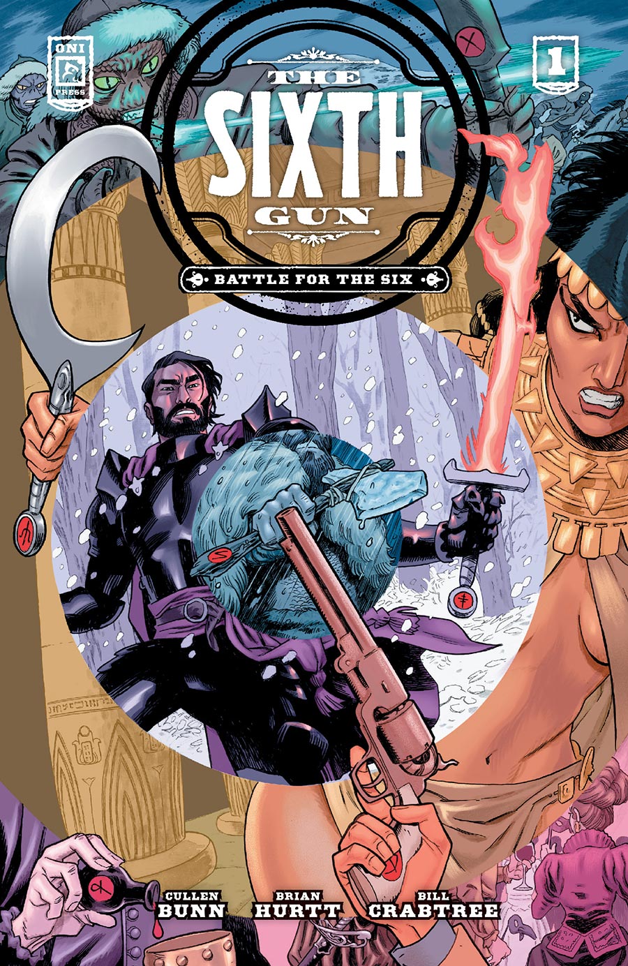 Sixth Gun Battle For The Six #1 Cover A Regular Brian Hurtt Cover